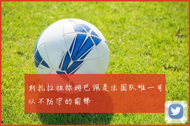 利扎拉祖称姆巴佩是法国队唯一可以不防守的前锋